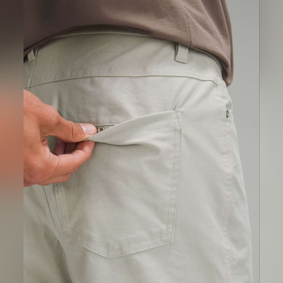 Lululemon ABC Classic-Fit Pant 30" Utilitech Pants Mens Size 36 Gray Activewear - Picture 3 of 11